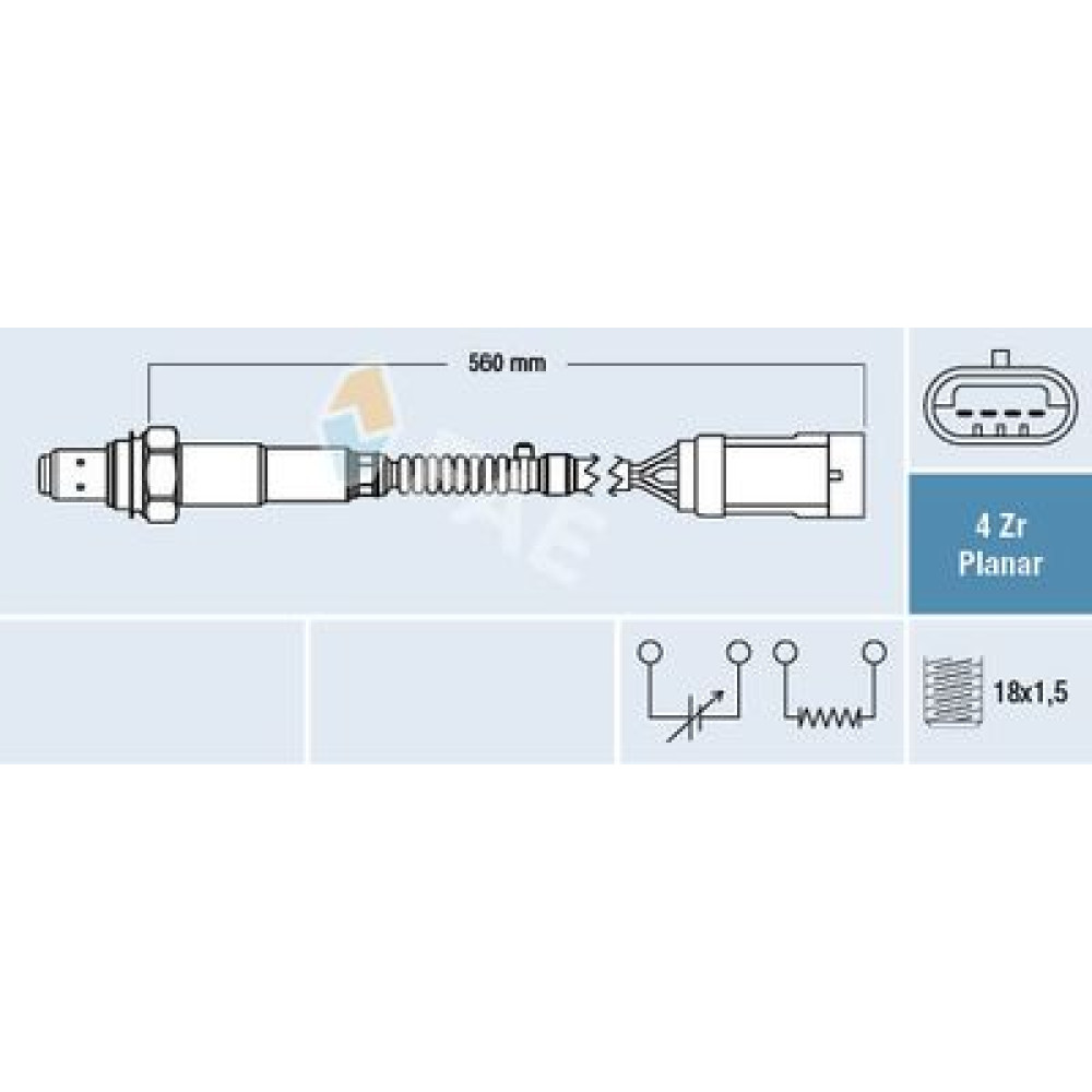 Датчик кисню FAE 77153