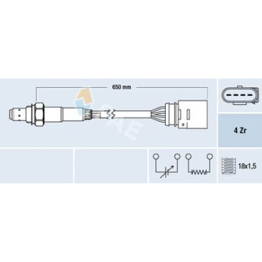 Датчик кисню FAE 77200