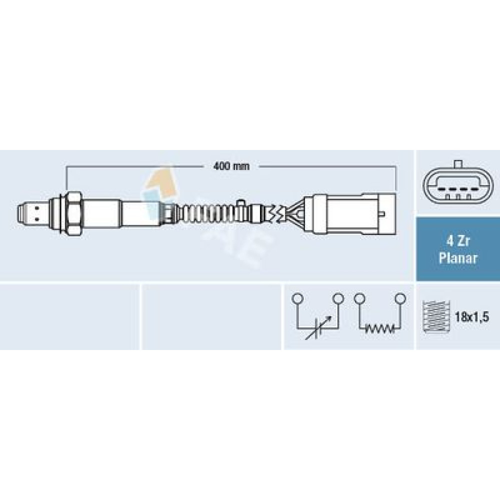 Датчик кисню FAE 77206