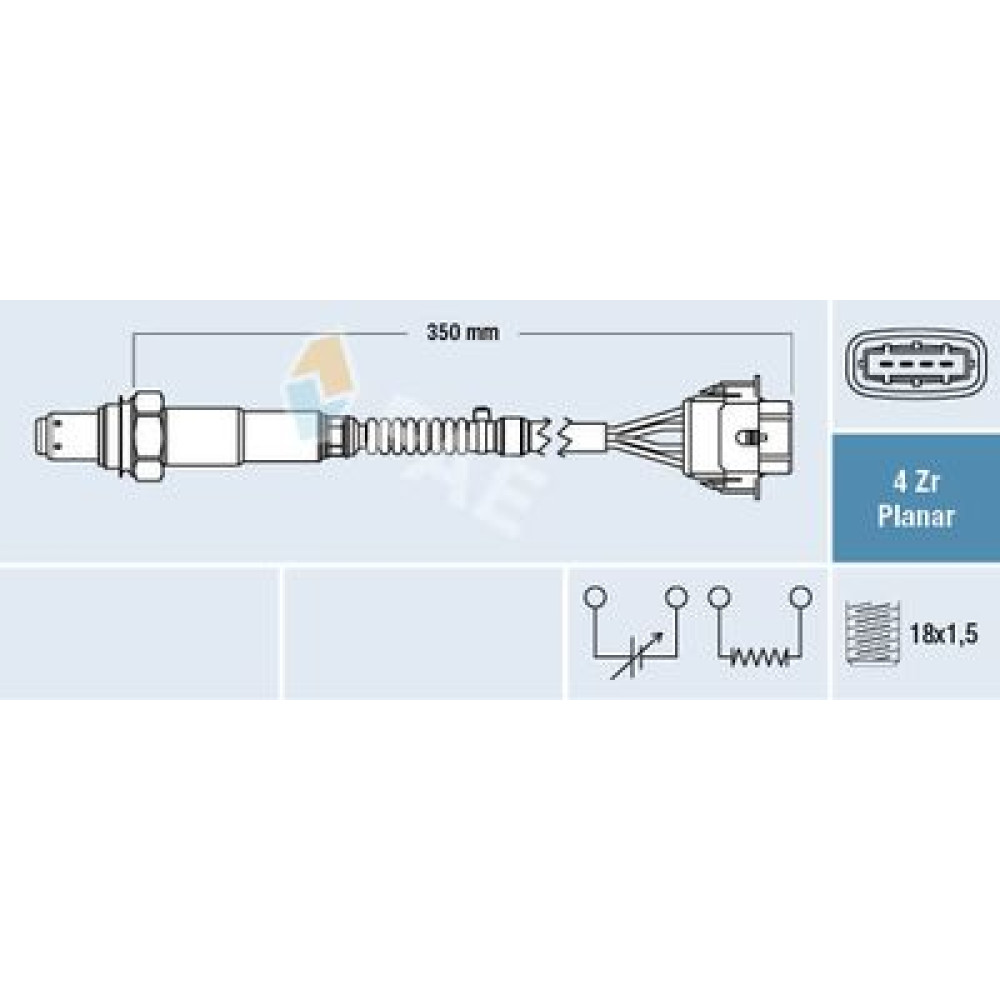 Датчик кисню FAE 77208