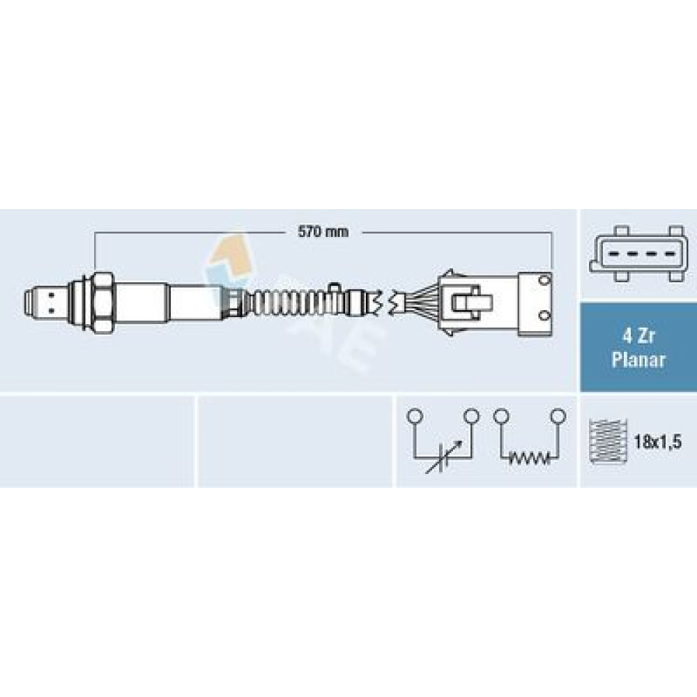 Датчик кисню FAE 77240