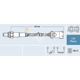 Датчик кисню FAE 77240