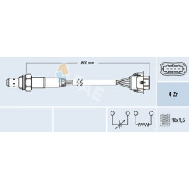 Датчик кисню FAE 77247