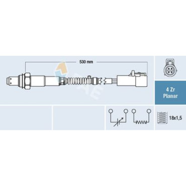 Датчик кисню FAE 77256