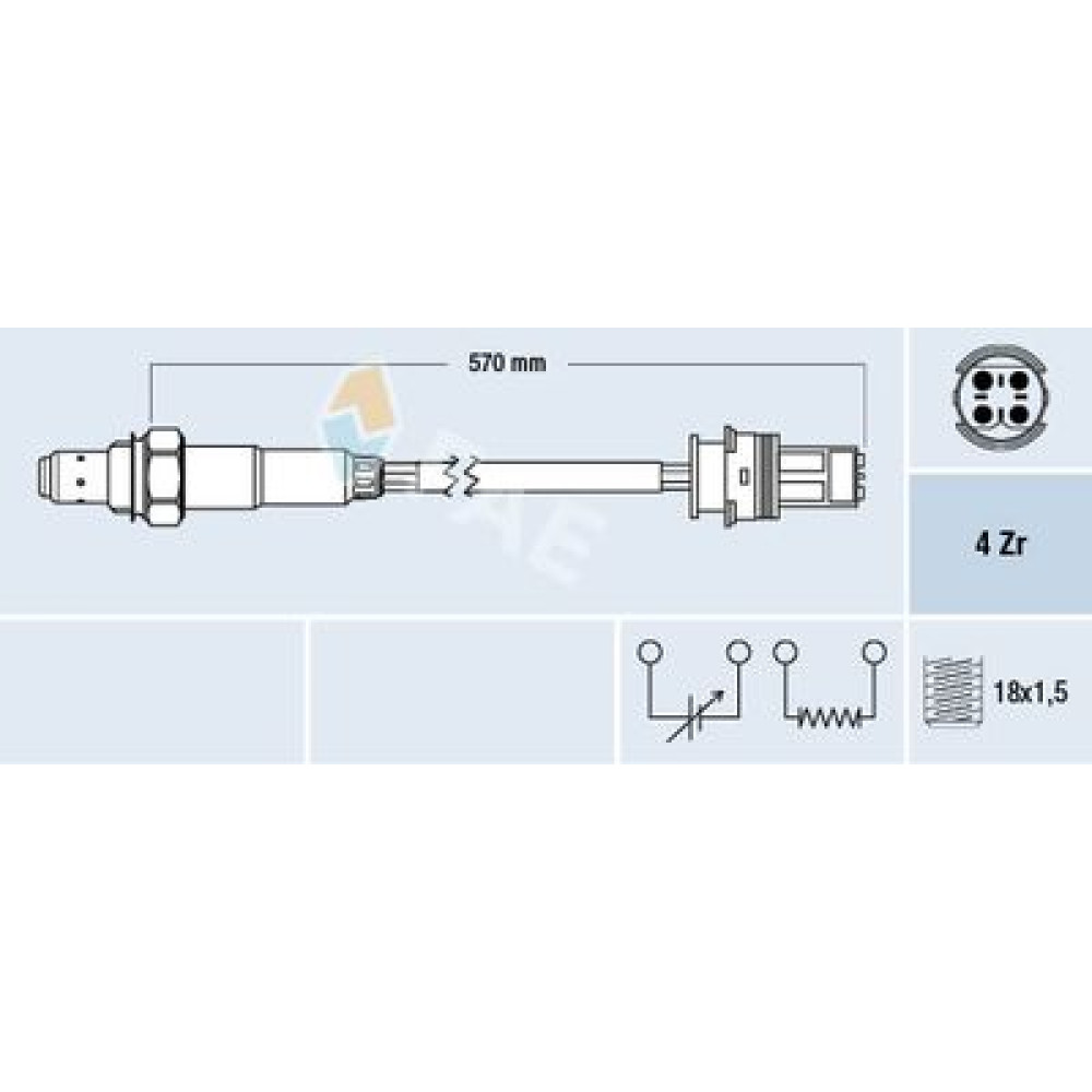 Датчик кисню FAE 77268