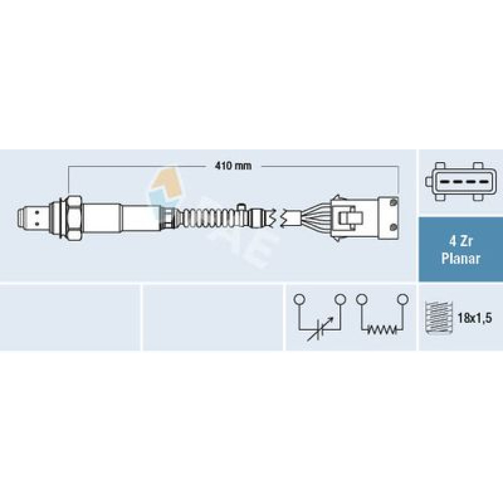 Датчик кисню FAE 77282