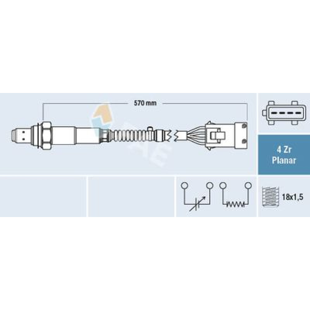 Датчик кисню FAE 77283