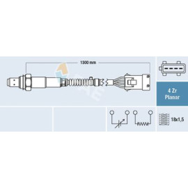 Датчик кисню FAE 77284
