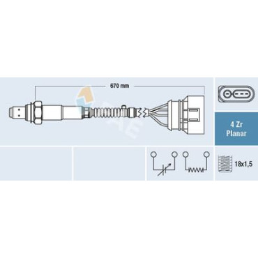 Датчик кисню FAE 77302
