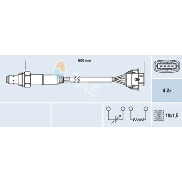 Датчик кисню FAE 77303