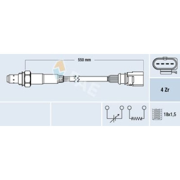 Датчик кисню FAE 77439
