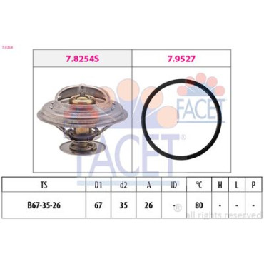 Термостат FACET 78254