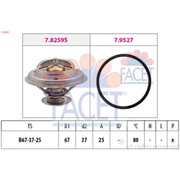 Термостат FACET 78259