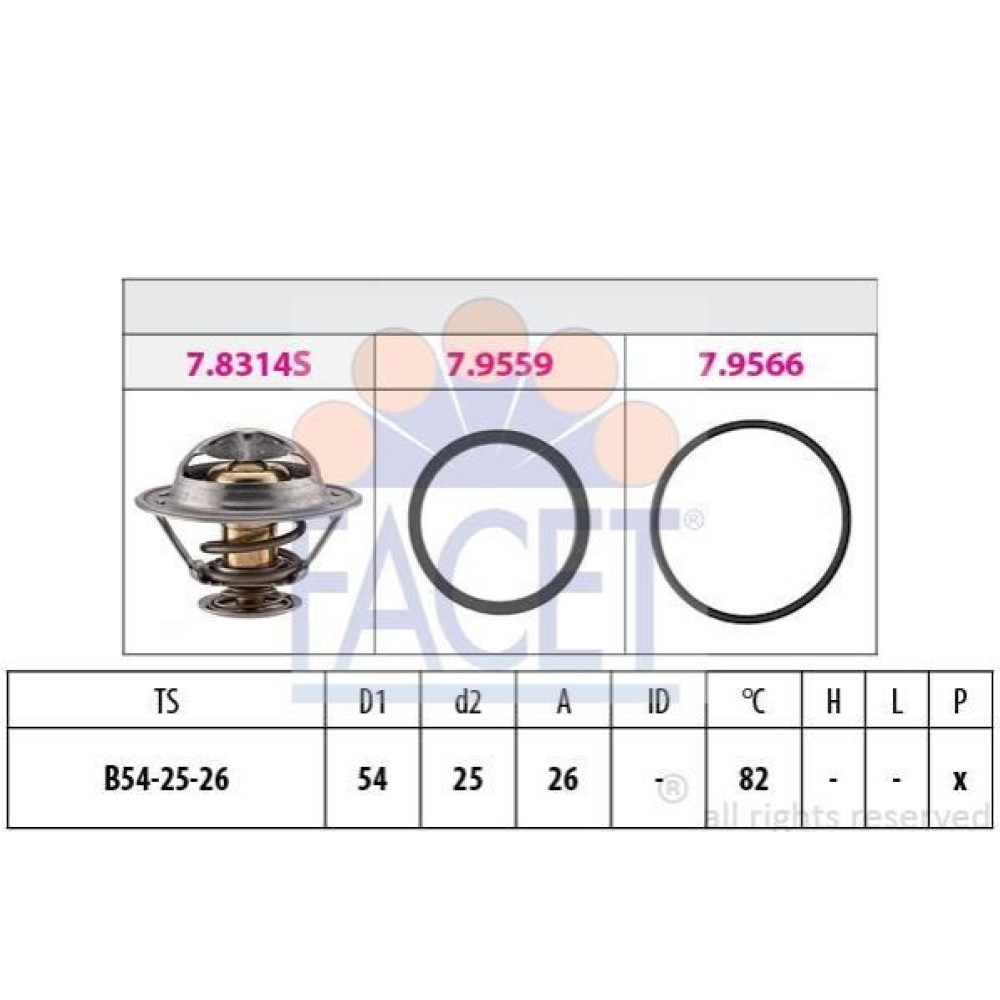 Термостат FACET 78314
