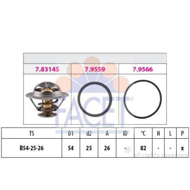 Термостат FACET 78314