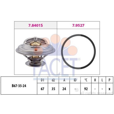 Термостат FACET 78401
