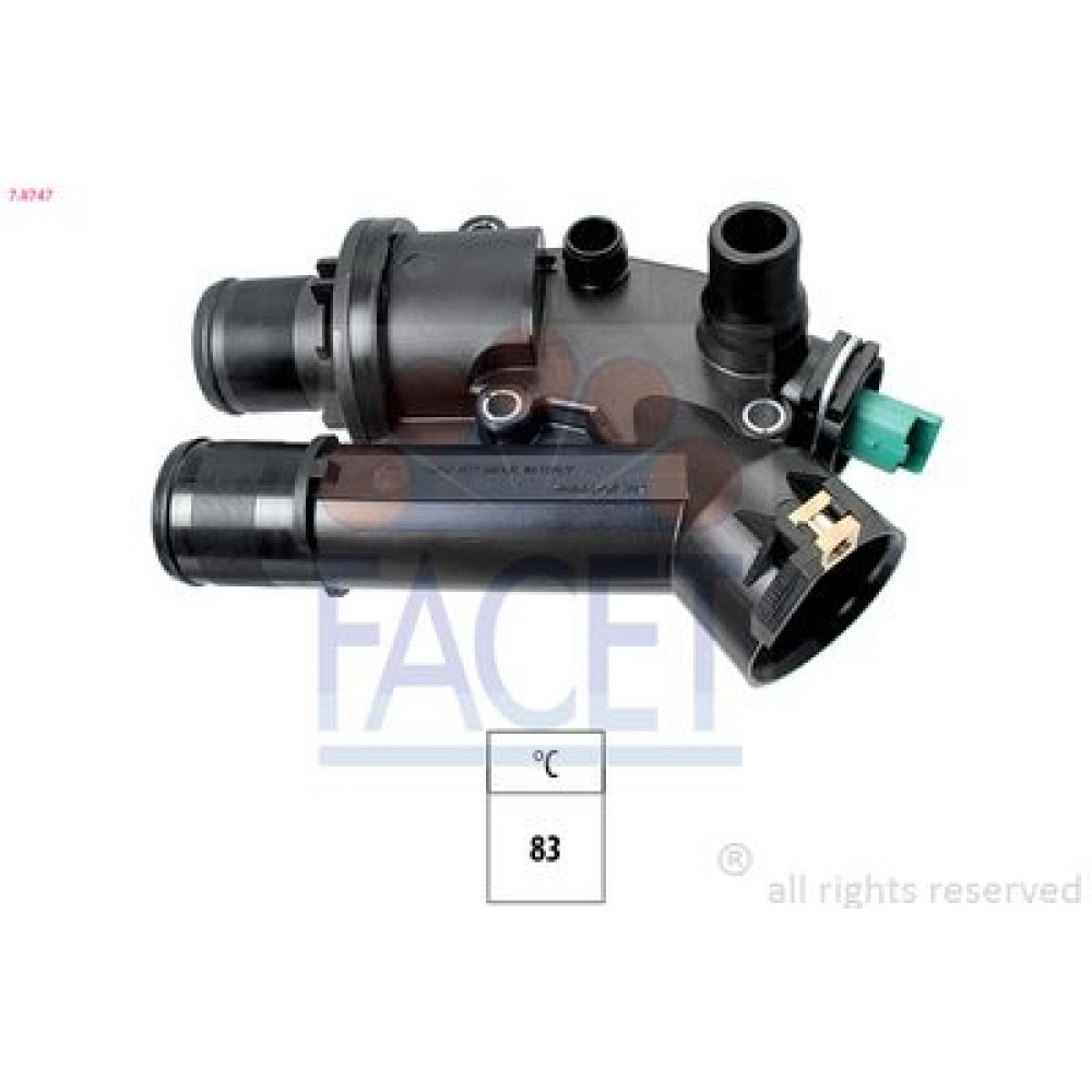 Термостат Citroen C5 / Ford Mondeo / Peugeot 407/508 2.2 HDi/TDCi 06-> FACET 78747