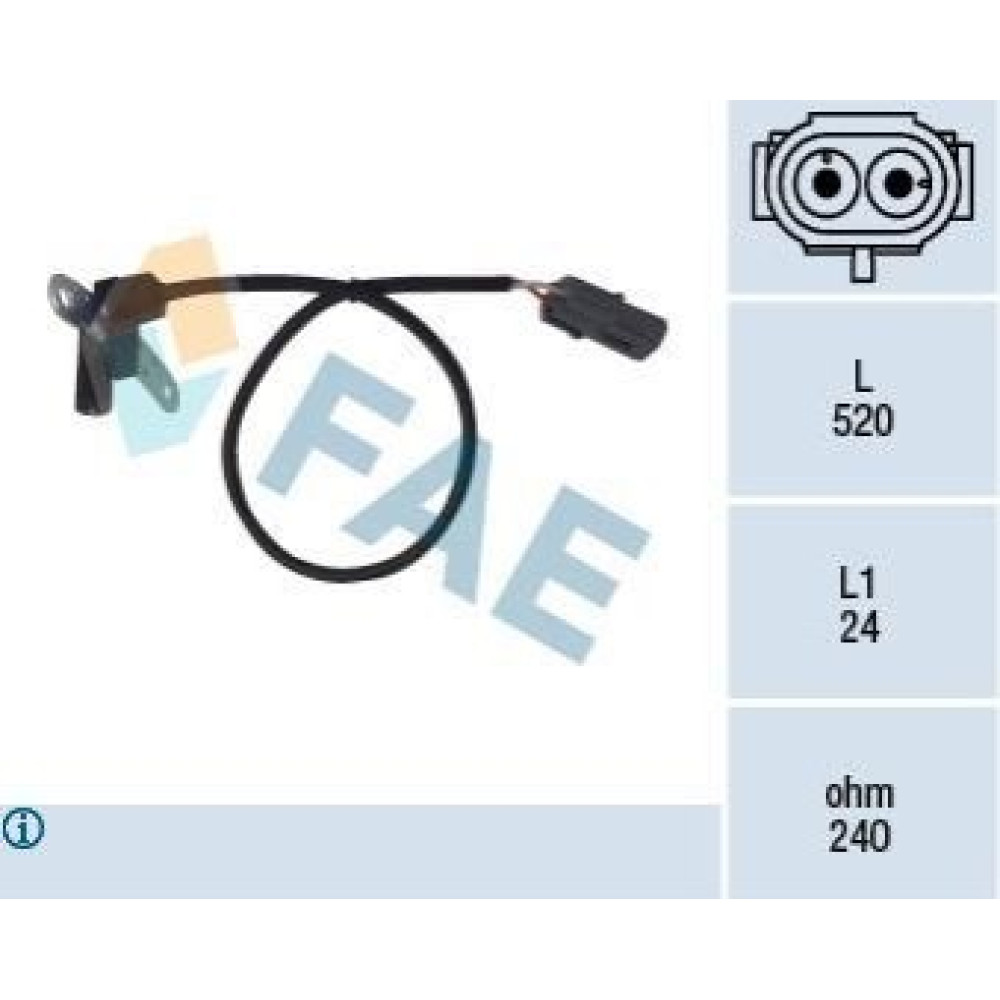 Датчик положения коленчатого вала FAE 79024