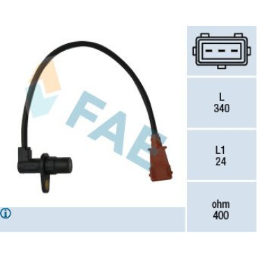 Датчик положення колінчастого вала FAE 79033