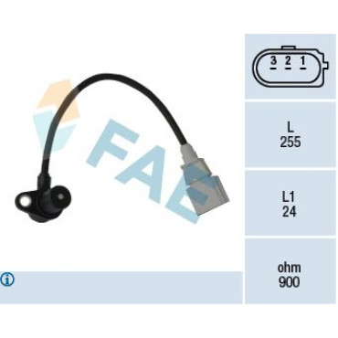 Датчик положения коленчатого вала FAE 79050