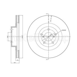 CIFAM 8001132c Тормозной диск CIFAM 8001132c