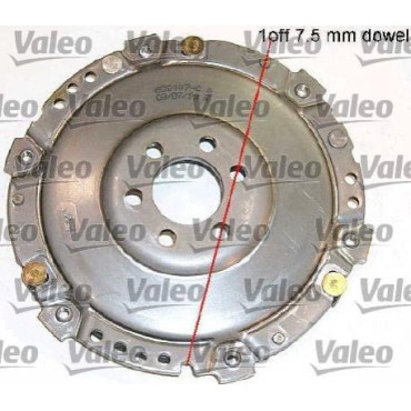 Ремонтный комплект сцепления VALEO 801439