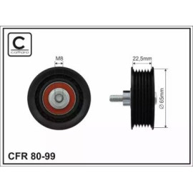 Ролик холостий CAFFARO 8099
