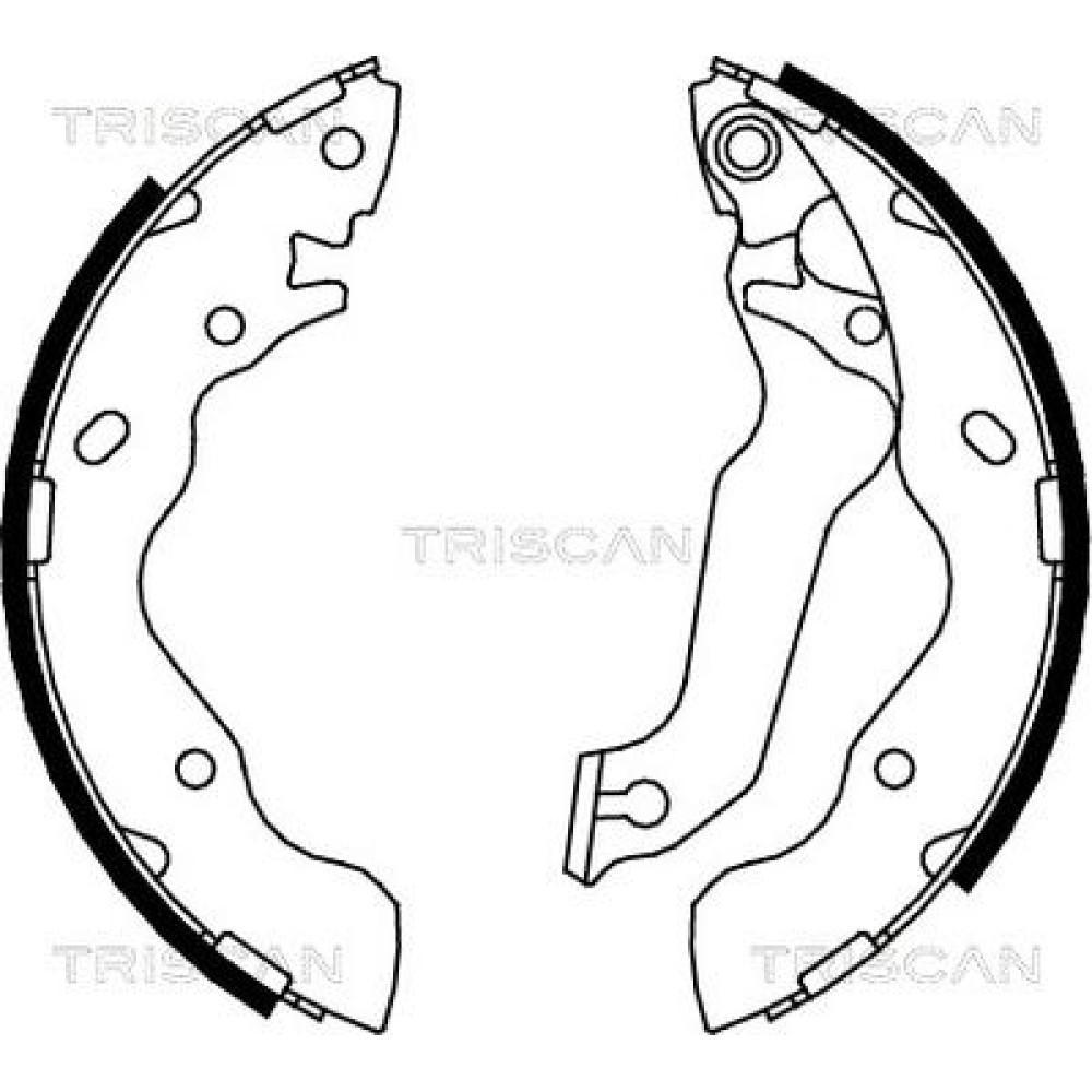 Комплект гальмівних колодок TRISCAN 810043013
