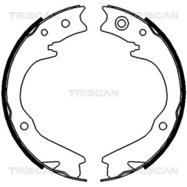 Комплект гальмівних колодок, стоянкове гальмо TRISCAN 810068003