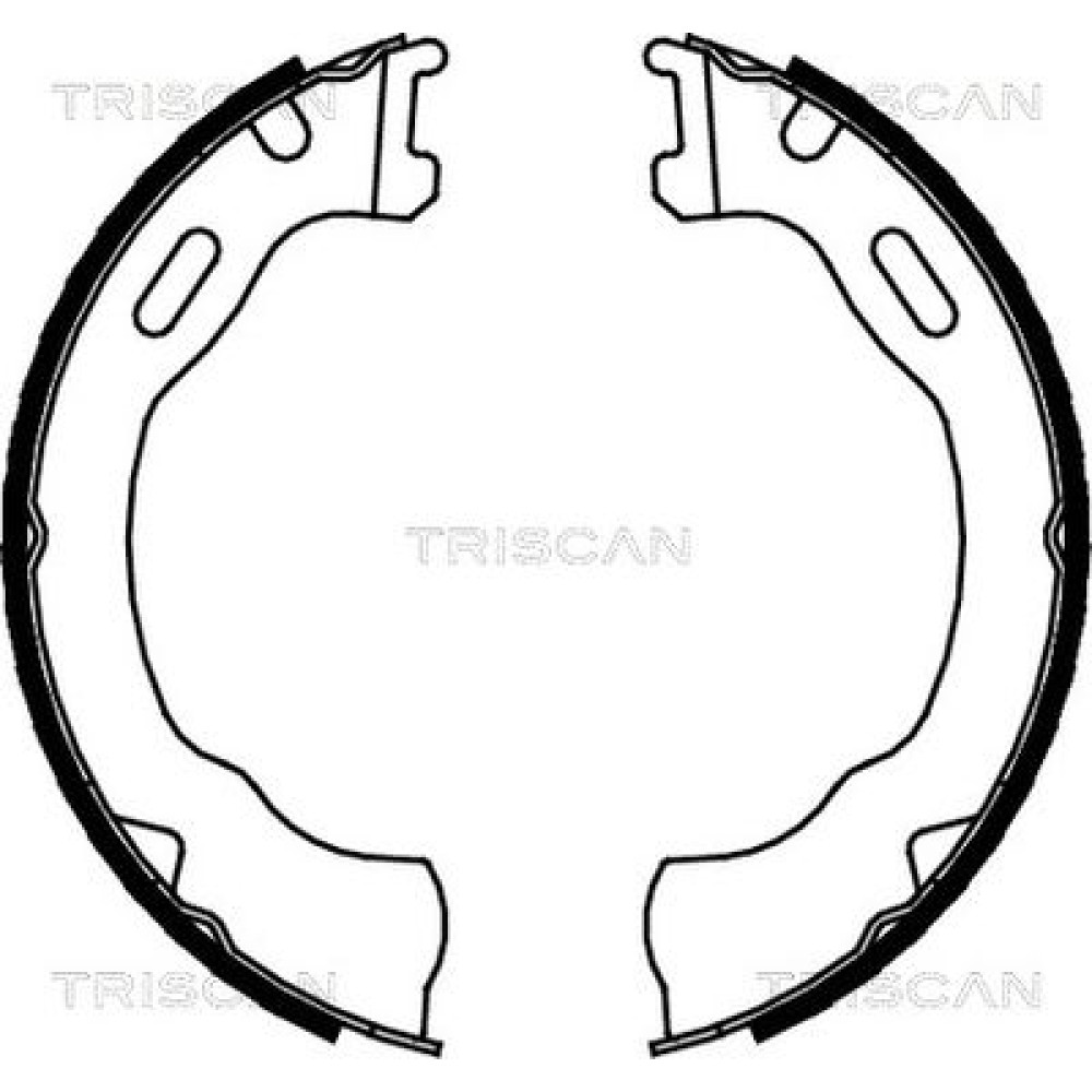 Комплект гальмівних колодок стоянкового гальма TRISCAN 810080007