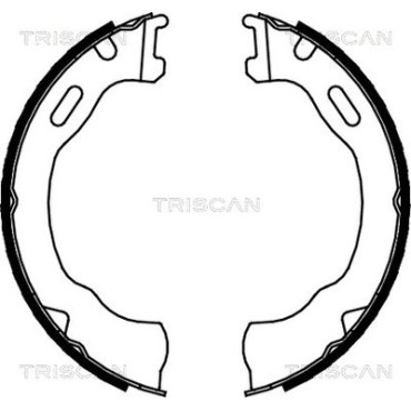 Комплект гальмівних колодок стоянкового гальма TRISCAN 810080007