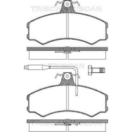 Тормозные колодки передние TRISCAN 811010792