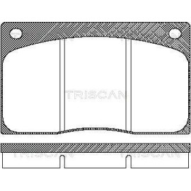 Колодки тормозные передние TRISCAN 811010799