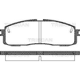 Тормозные колодки задние TRISCAN 811013152