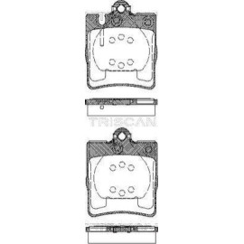 TRISCAN 811023027 Колодки гальмівні дискові TRISCAN 811023027