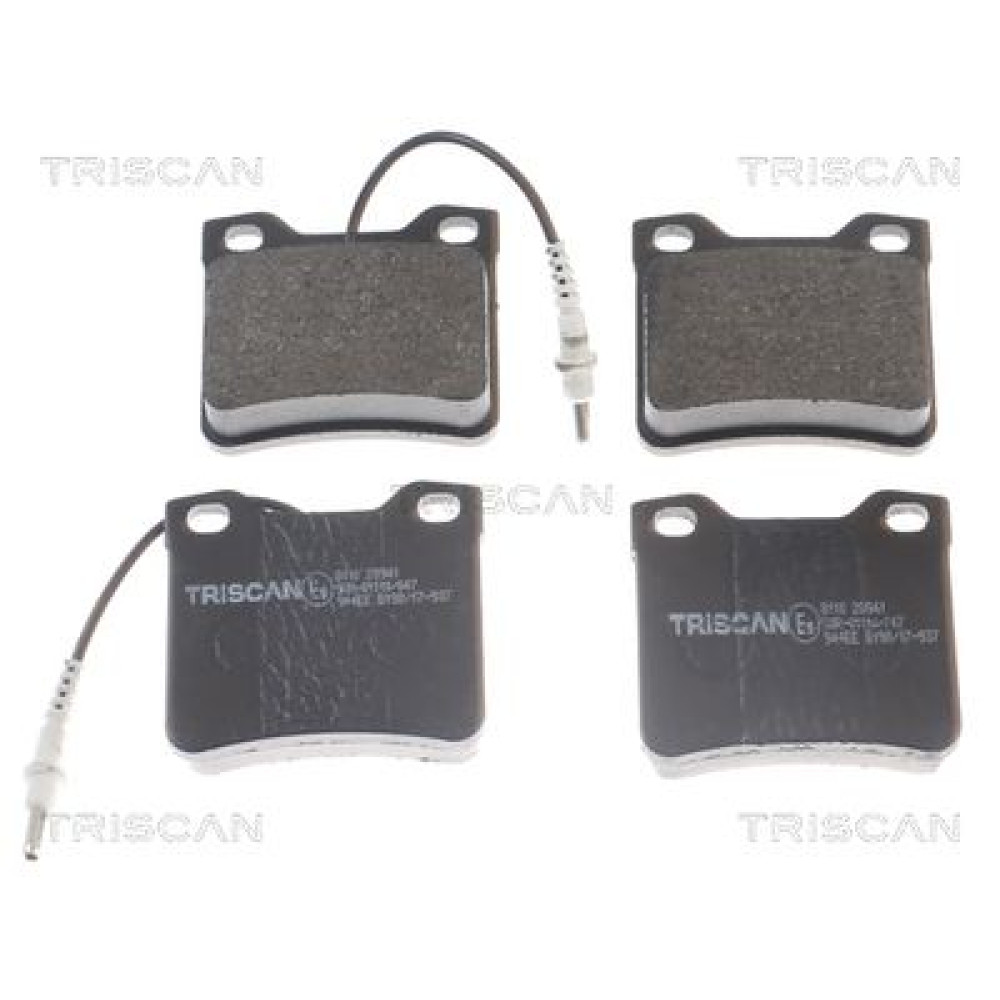 Тормозные колодки задние TRISCAN 811028941