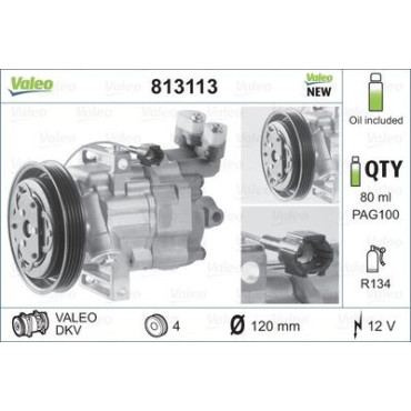 Компресор кондиціонера VALEO 813113
