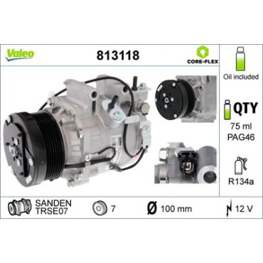 Компресор кондиціонера VALEO 813118