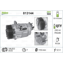 Компрессор кондиционера VALEO 813144