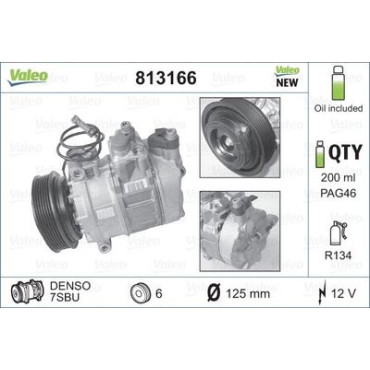 Компресор кондиціонера VALEO 813166