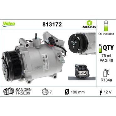 Компресор кондиціонера VALEO 813172