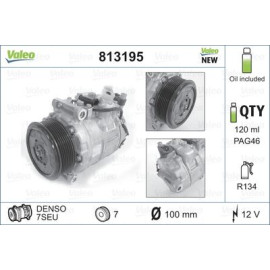 VALEO 813195 Компресор кондиціонера VALEO 813195
