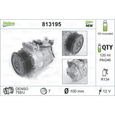 Компресор кондиціонера VALEO 813195