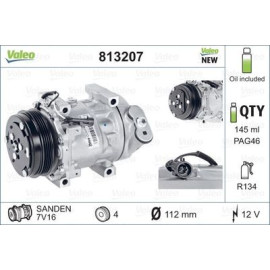 Компрессор кондиционера VALEO 813207