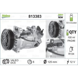 Компрессор кондиционера VALEO 813383