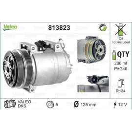 Компрессор кондиционера VALEO 813823