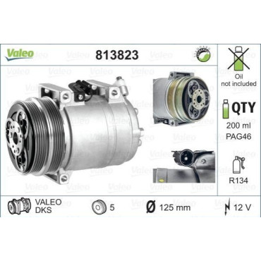 Компресор кондиціонера VALEO 813823