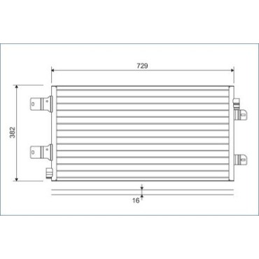 Конденсатор кондиционера VALEO 814003