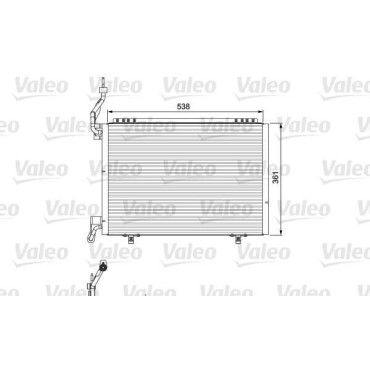 Радиатор кондиционера VALEO 814075