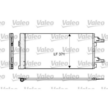 Радиатор кондиционера VALEO 814085
